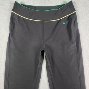 Nike Fit Dry Leggings Juniors‎ Medium (8-10)(28x32.5) Black Activewear Stretch